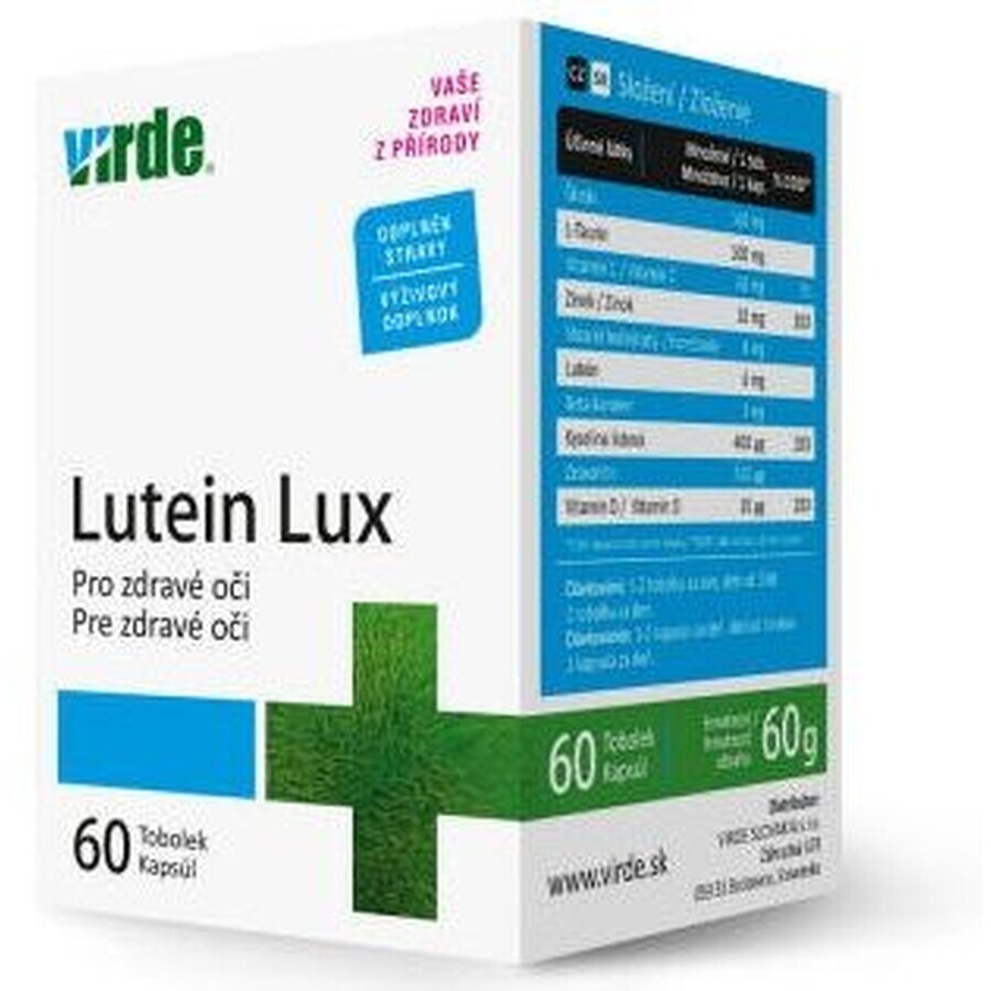 Virde Luteína Lux Forte 60 cápsulas