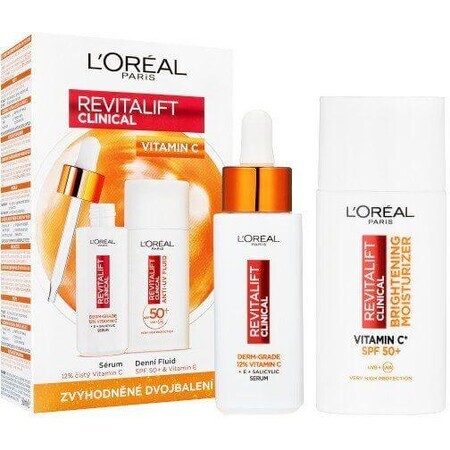 L'Oréal Paris Revitalift Clinical Vitamin C Duopack, 80 ml