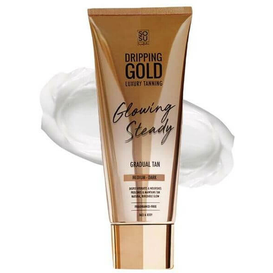 Dripping Gold Glowing Steady Geleidelijke Bruining Medium/Donker 200 ml