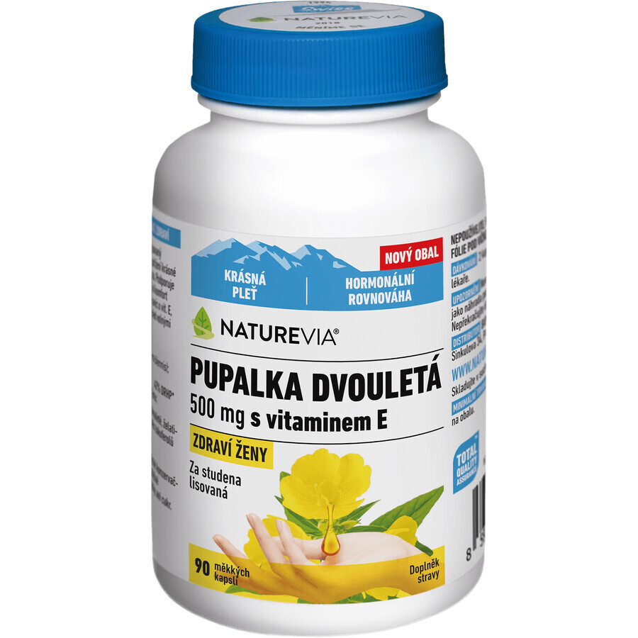 NatureVia Dandelion 500 mg+vitamin E 90 capsules