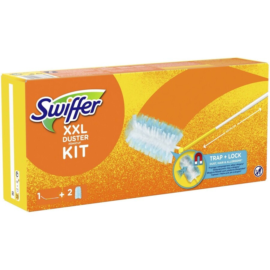 Swiffer XXL pentru curățare uscată 1 mâner + 2 aspiratoare