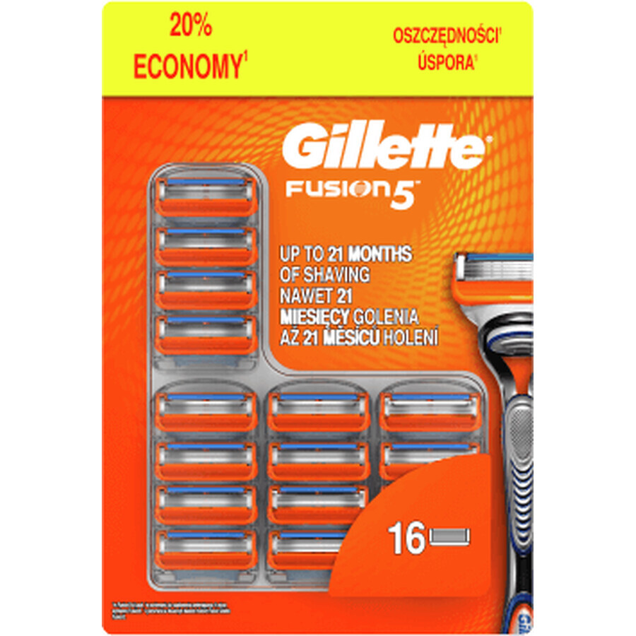 Gillette Fusion Replacement Heads 16 pcs