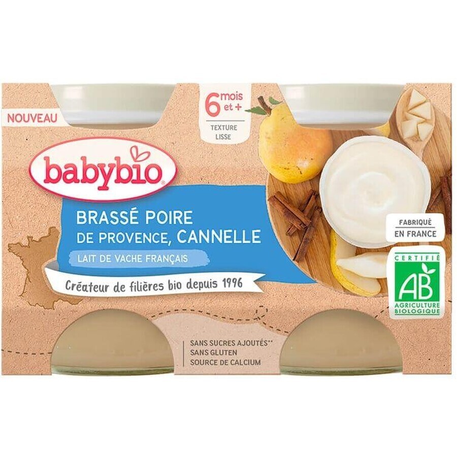 Babybio Brassé Birne und Zimt 2 x 130 g