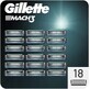 Gillette Mach3 Vervangscheerhoofden voor heren Mach3 18 stuks