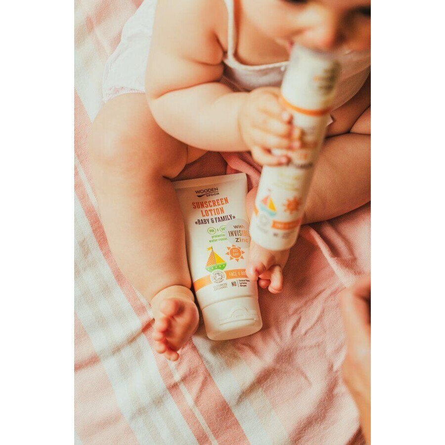 Houten Lepel Baby & Familie Zonnebrandcrème Body Lotion SPF30, 100 ml