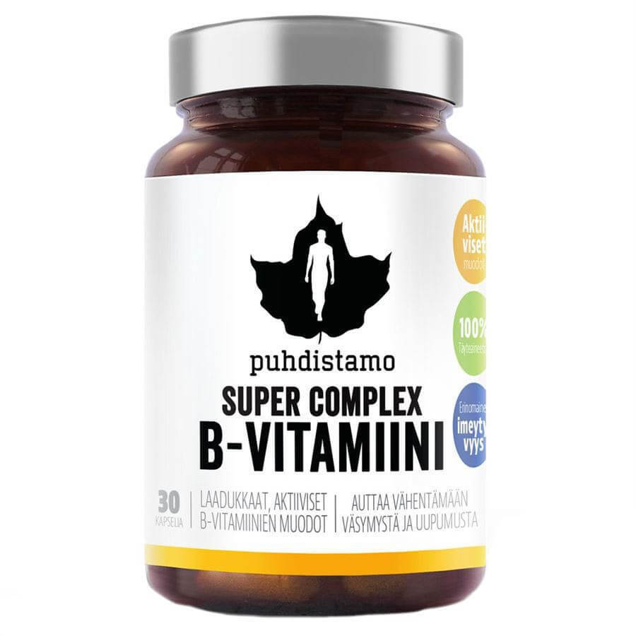 Puhdistamo Super Vitamin B-Komplex 30 Kapseln