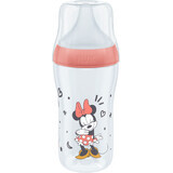 Nuk Perfect Match Disney Flasche mit Temperaturkontrolle, rot 260 ml