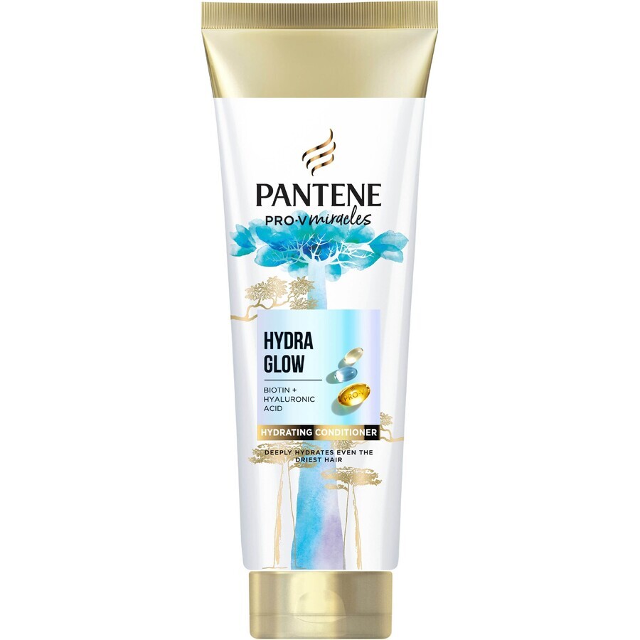 Pantene Pro-V Miracles Hydra Glow Hydraterende Conditioner, Conditioner voor droog en beschadigd haar met Biotine 160 ml