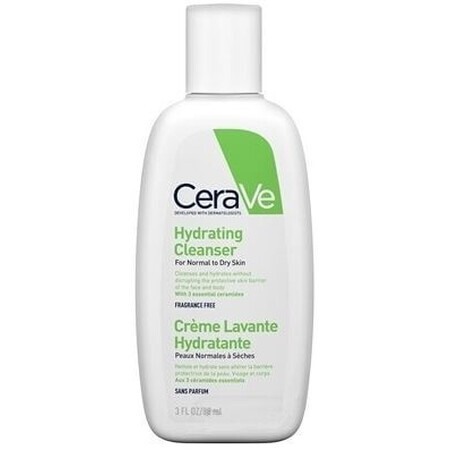 CeraVe Emulsion nettoyante hydratante pour peaux normales à sèches 88 ml