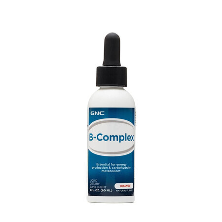 B-COMPLEX sinaasappelsmaak vloeistof (705815), 60 ml, GNC