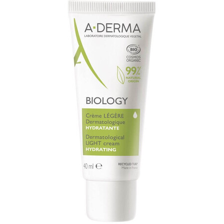 A-Derma BIOLOGY Cremă hidratantă nutritivă dermatologică 40 ml