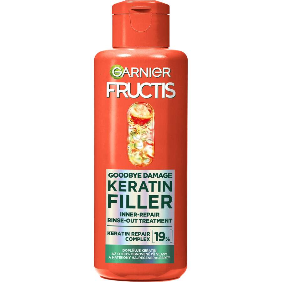 Garnier Fructis Goodbye damage keratin filler întărire clătire îngrijire, 200 ml