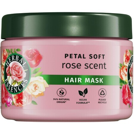 Herbal Essences Rose Scent Petal Soft, Mască pentru păr uscat 300 ml