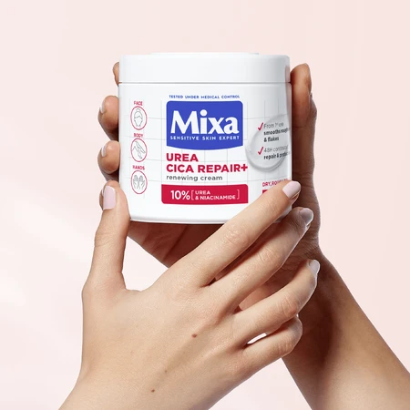 Mixa Urea Cica Repair+ pielęgnacja regenerująca do skóry bardzo suchej i szorstkiej, 400 ml: ceny i cechy
