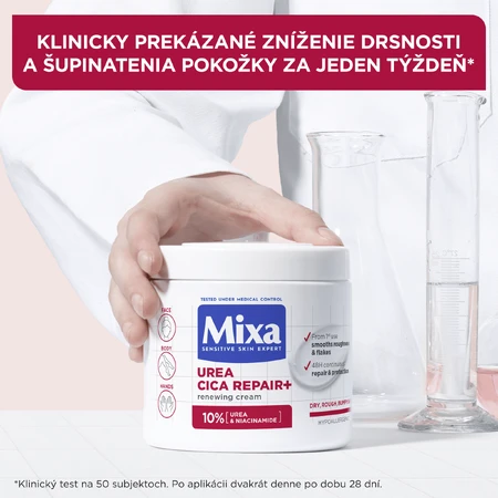 Mixa Urea Cica Repair+ pielęgnacja regenerująca do skóry bardzo suchej i szorstkiej, 400 ml: ceny i cechy