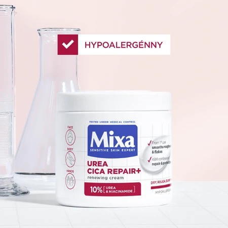 Mixa Urea Cica Repair+ pielęgnacja regenerująca do skóry bardzo suchej i szorstkiej, 400 ml: ceny i cechy