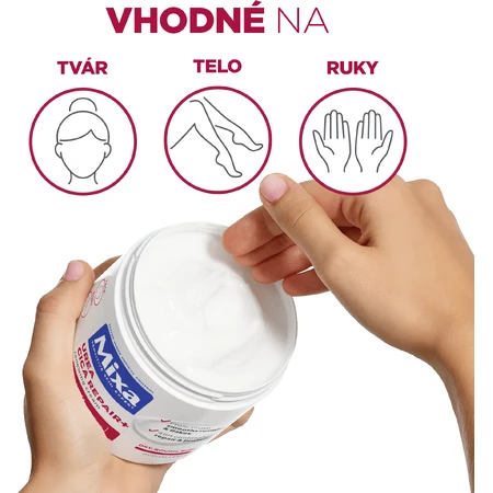 Mixa Urea Cica Repair+ pielęgnacja regenerująca do skóry bardzo suchej i szorstkiej, 400 ml: ceny i cechy