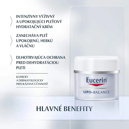 Eucerin Lipo-Balance Crème Nourrissante Intensive 50 ml