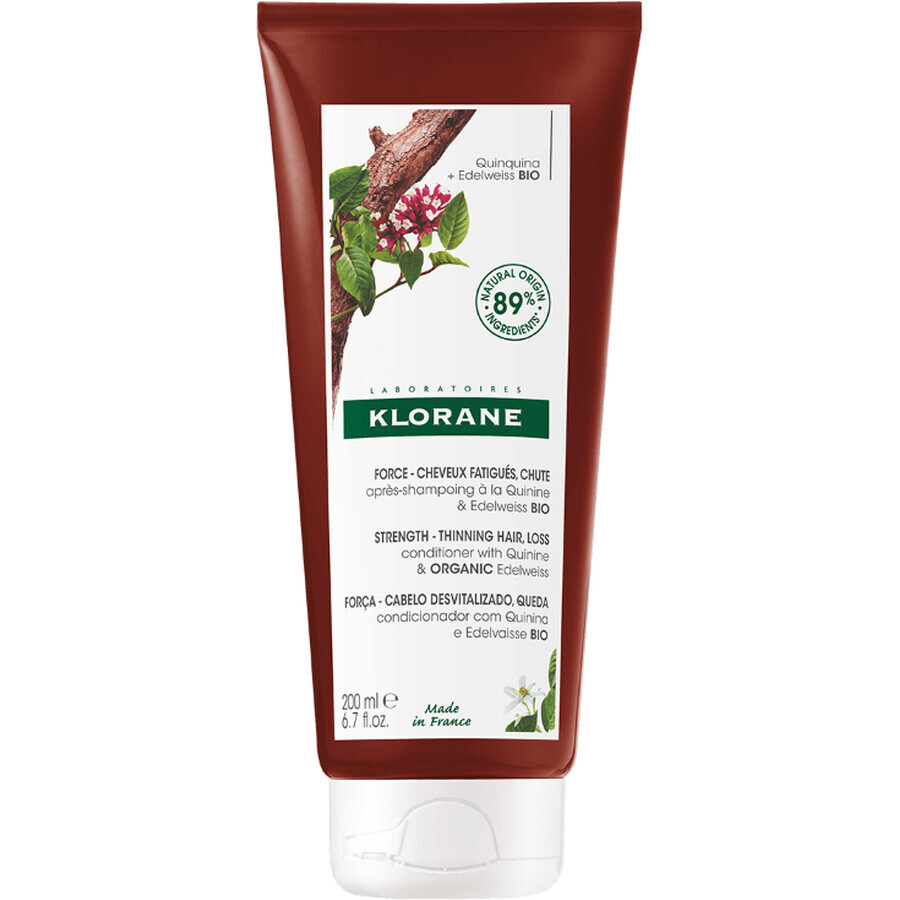 Klorane BIO Organic Alpine conditioner met kinine en schimmels 200 ml