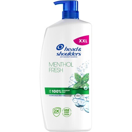 Head & Shoulders Menthol Fresh Anti Dandruff Shampoo, 800 ml