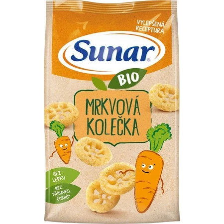 Sunar Organic baby carrot crunchy 45 g