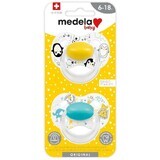 Medela unisex pacifier Medela 6-18m 2 pcs