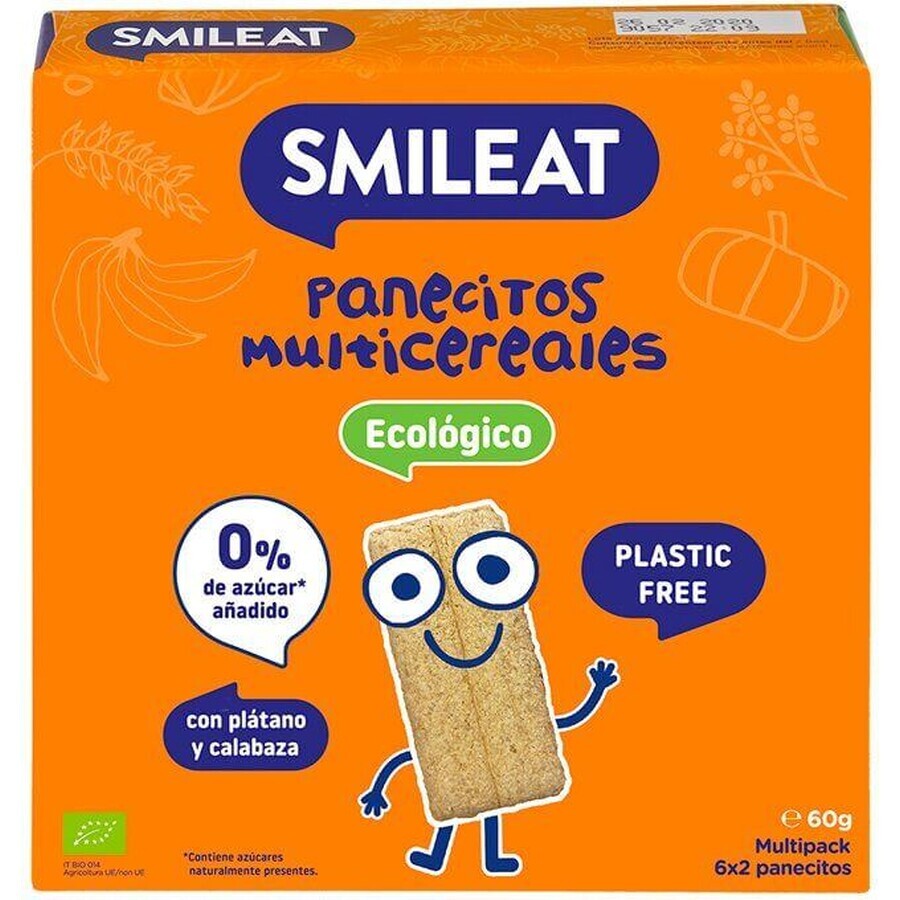 Smileat Bio-Mehrkornkekse 60 g