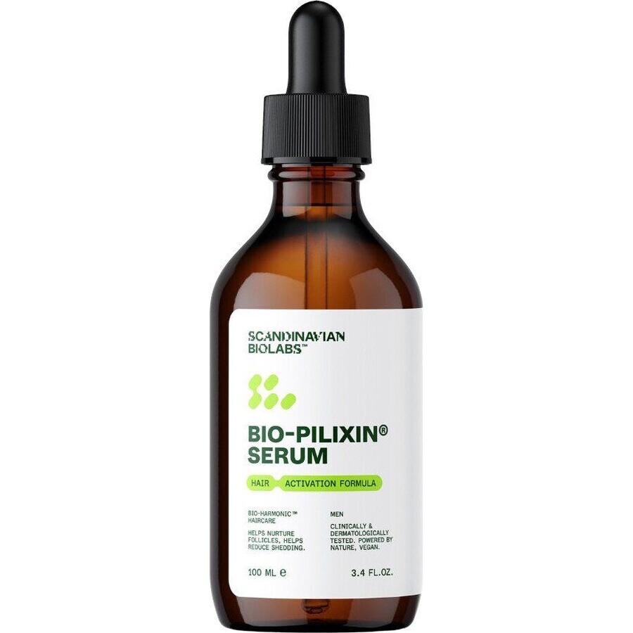 Scandinavian Biolabs® Bio-Pilixin® Activation serum pentru încetinirea căderii părului și promovarea creșterii părului pentru bărbați 100 ml