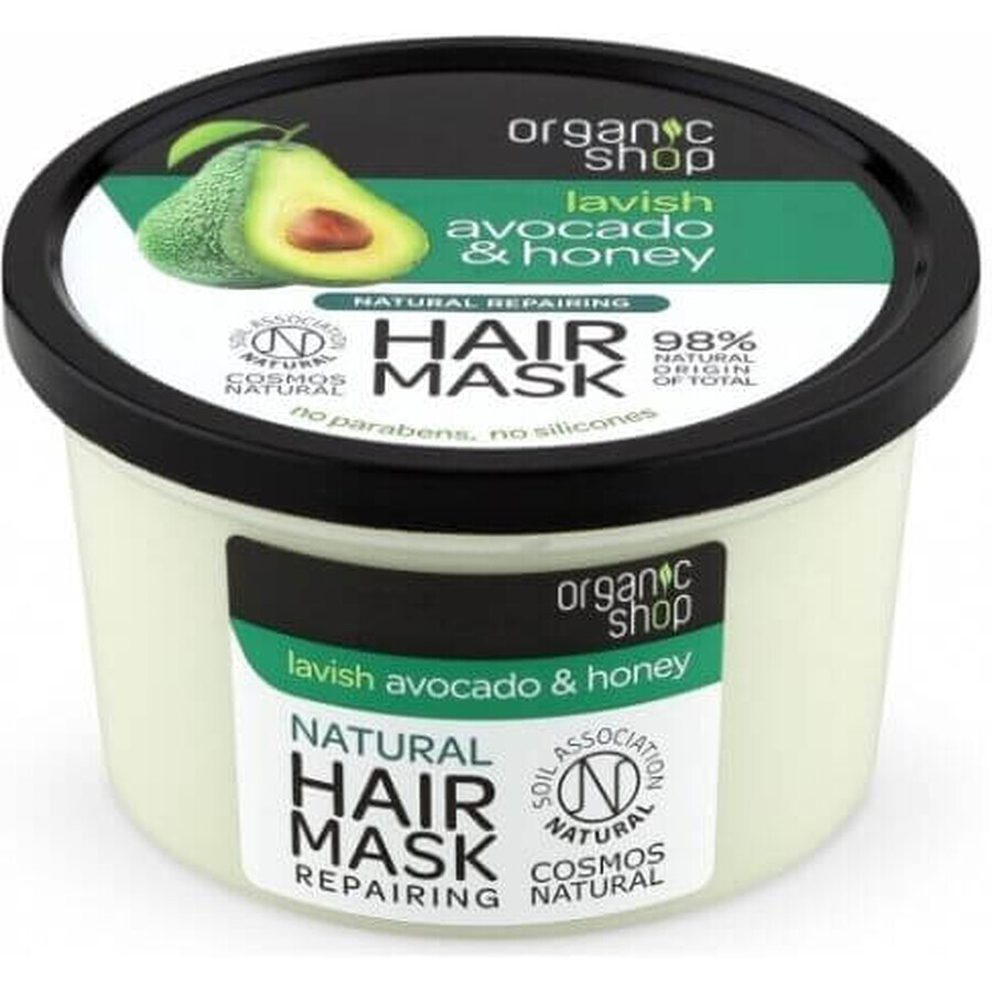 Natura Siberica Organic Shop - Honey and avocado - Hair mask 250 ml