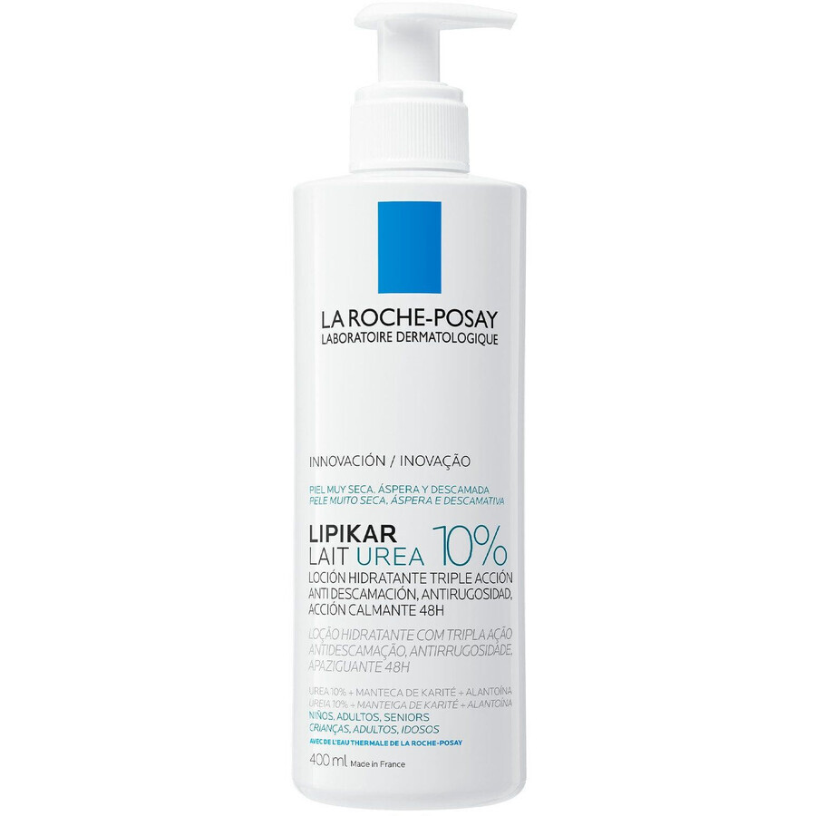 La Roche-Posay Lipikar 10% UREA bodylotion voor zeer droge, ruwe en schilferige huid 400 ml