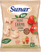 Sunar BIO baby chips mini boerderij aardbei 10m+, 18 g