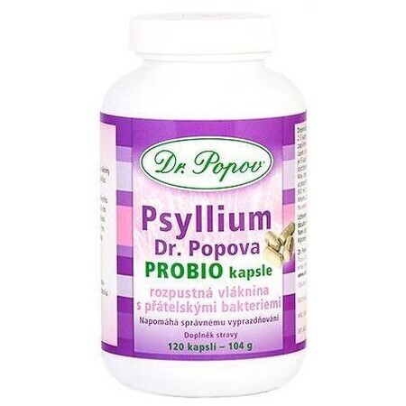 Dr. Popov Psyllium Probio 120 Kapseln