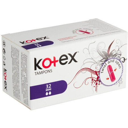 Kotex® Mini Tampoane 32 buc