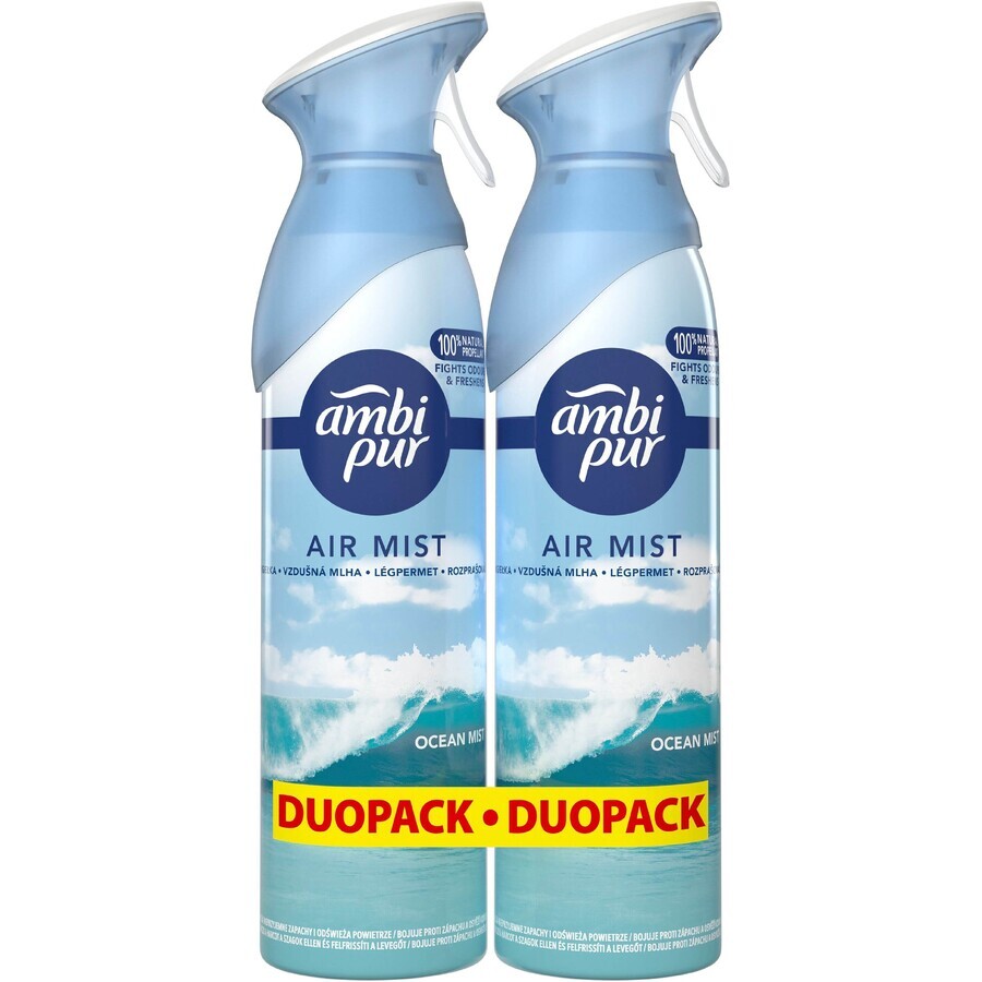 AmbiPur Ocean Mist Desodorante Spray 2 x 185 ml