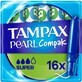 Tampax Compak Pearl Super Tampons met inbrenghuls 16 stuks