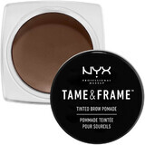 NYX Professionele Make-up Tame & Frame Getinte wenkbrauw pommade - Chocolade 5 g