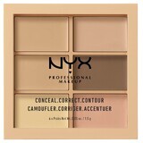 NYX Professionele Make-up 3C Palette Concealer Light 15 g