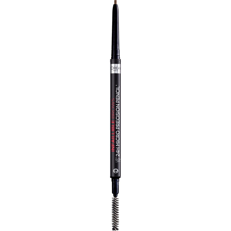 L'Oréal Paris Infaillible Brows 24H Micro Precision Pencil 3.0 Brunet Lápiz de cejas, 1 g