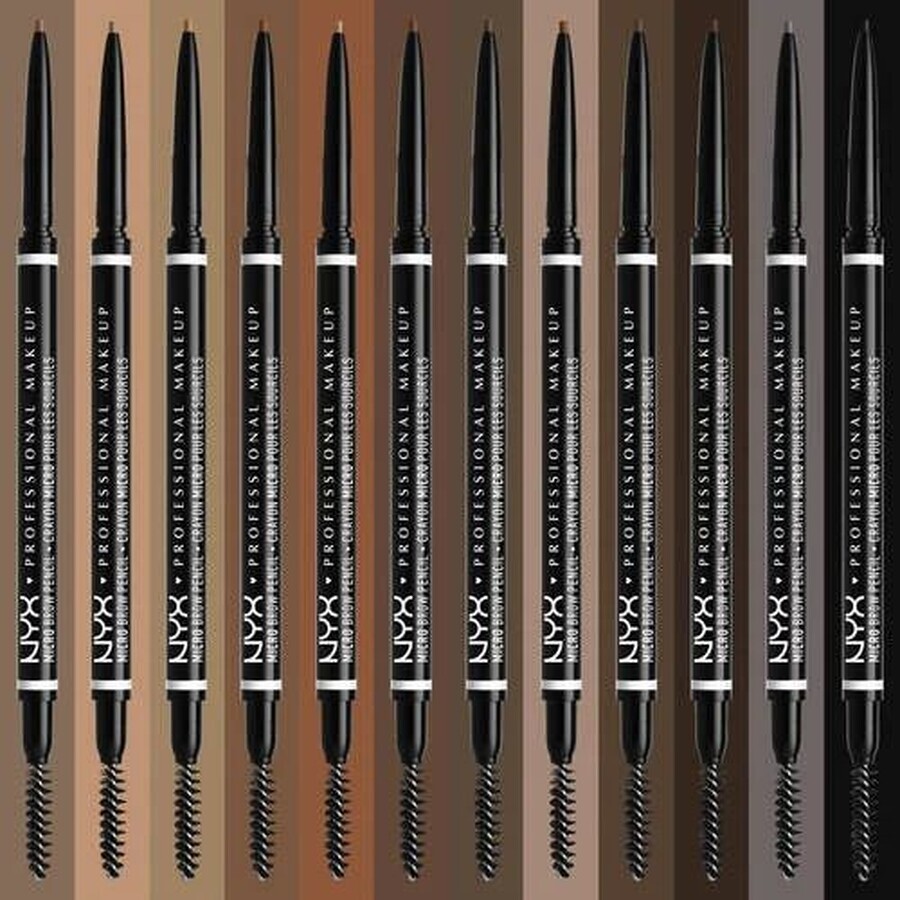 NYX Professional Makeup Micro Brow Pencil Creion pentru sprâncene - 06 Brunette 0.09 g