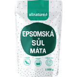 Allnature Salt Sale di Epsom alla menta piperita, 1 x 1000 g