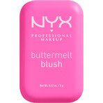 NYX Professional Makeup Buttermelt Blush 01 My Butta Half Powder Blush