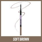 Maybelline New York Brow Ultra Slim Brow Pencil 02 Soft Brown 4 g