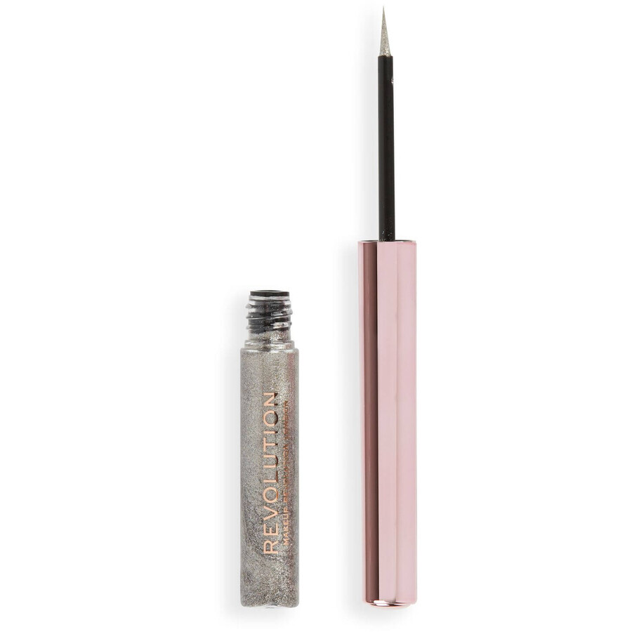 Revolution Super Flick Liquid Eyeliner Argento 2,4 ml