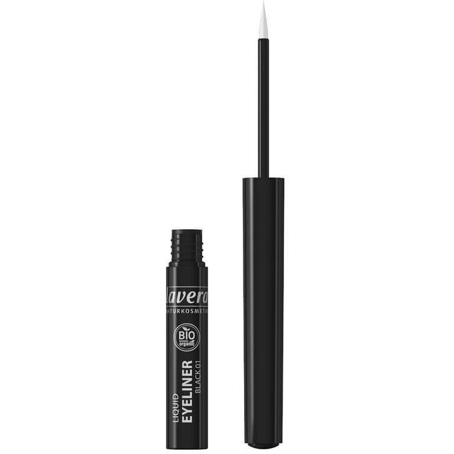 Eyeliner lichid Lavera, No.01 negru 2.8 ml