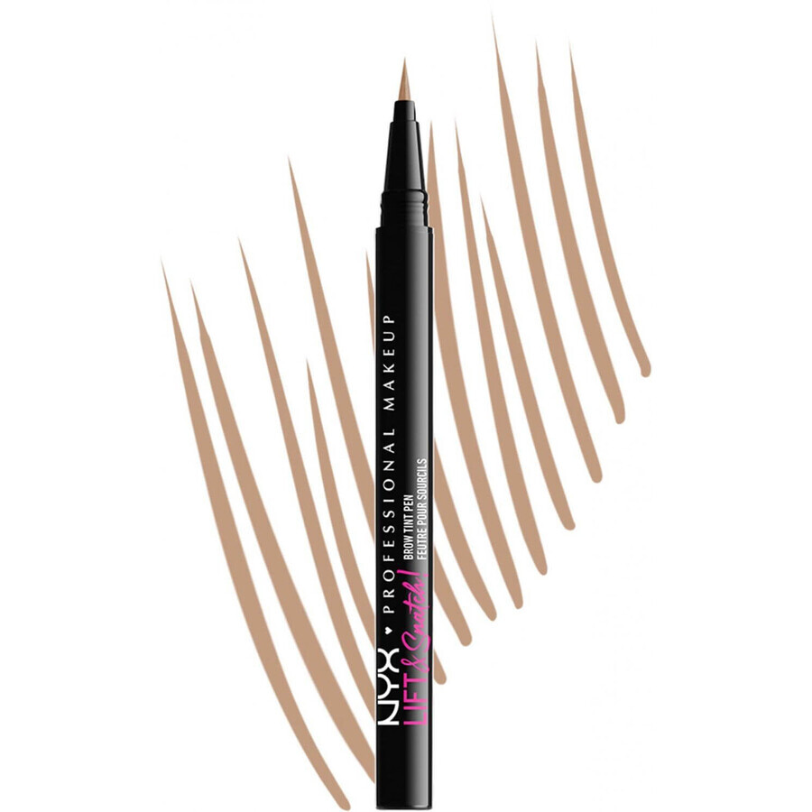 NYX Professional Makeup Lift N Snatch Brow Tint Brow Tint Pen Brow Fixer - 03 Taupe 1 ml