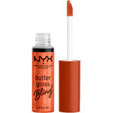 NYX Professionele Make-up Boter Boter Lipgloss Lipgloss bling 06 Shimmer Down