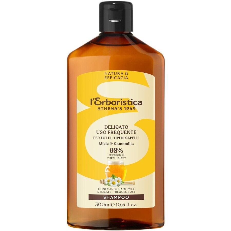 Herboristica shampoo with organic honey, chamomile and aloe vera for frequent washing 300 ml