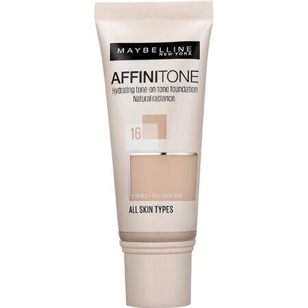 Maybelline New York Affinitone 16-Vanille Roos Hydraterende Make-up 30 ml