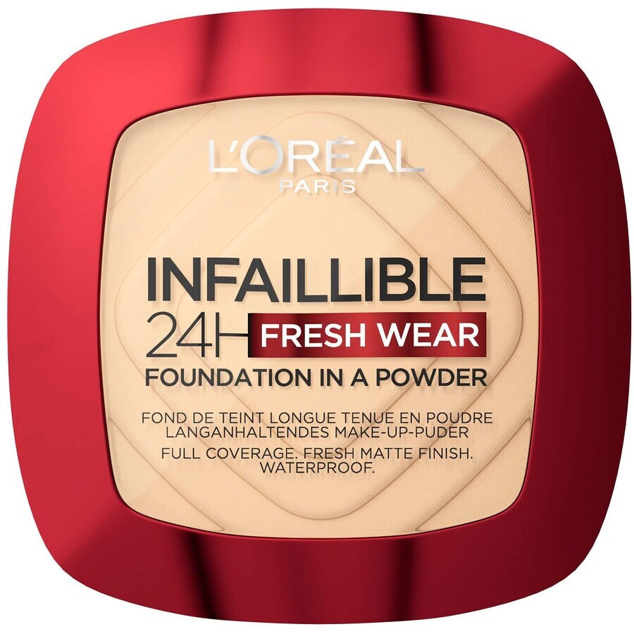 L'Oréal Paris Infaillible 24h fresh wear Fondotinta in polvere per il trucco 130, 9 g