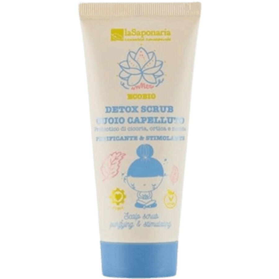 LaSaponaria Scrub detoxifiant pentru păr și scalp BIO 100 ml